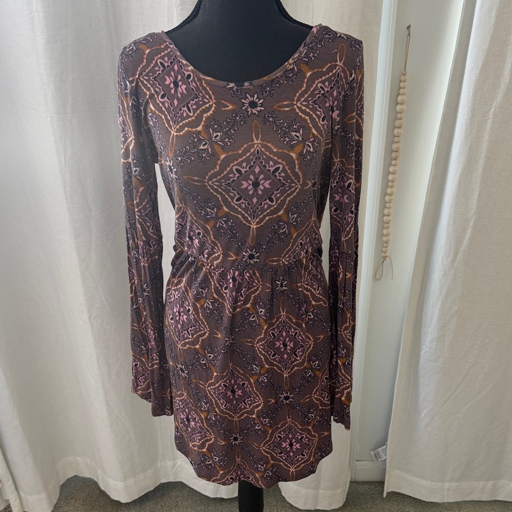 O’Neil purple paisley dress